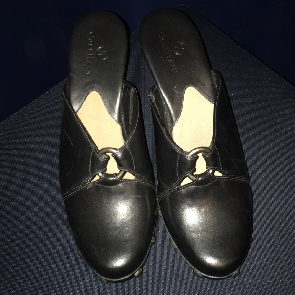 Cole Haan clogs size 7.5B Black Leather